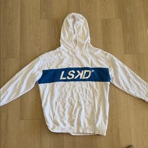 DKNY white Hoodie xl